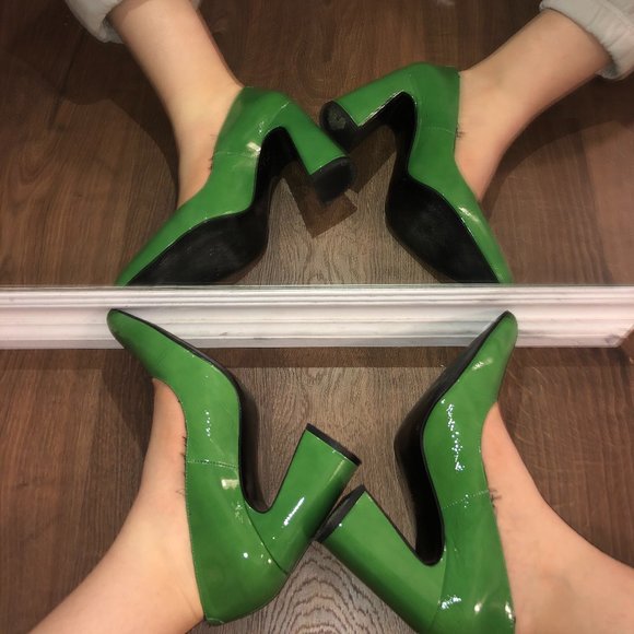 Kelly Green L’Intervalle Pumps - Picture 1 of 7